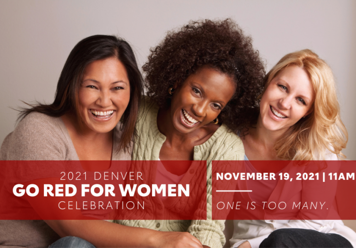 Join us On November 19 for the 2021 Denver Go Red for Women Luncheon